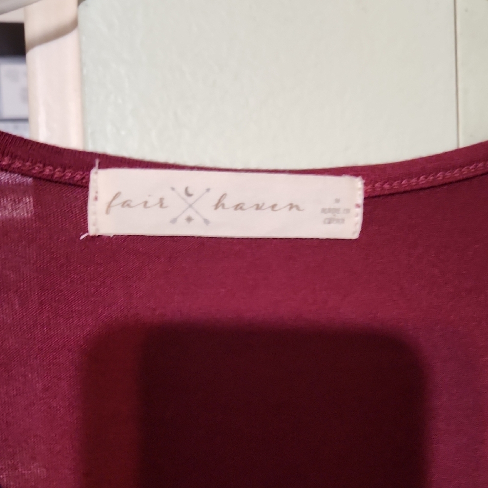 Fair Haven Burgundy Blouse